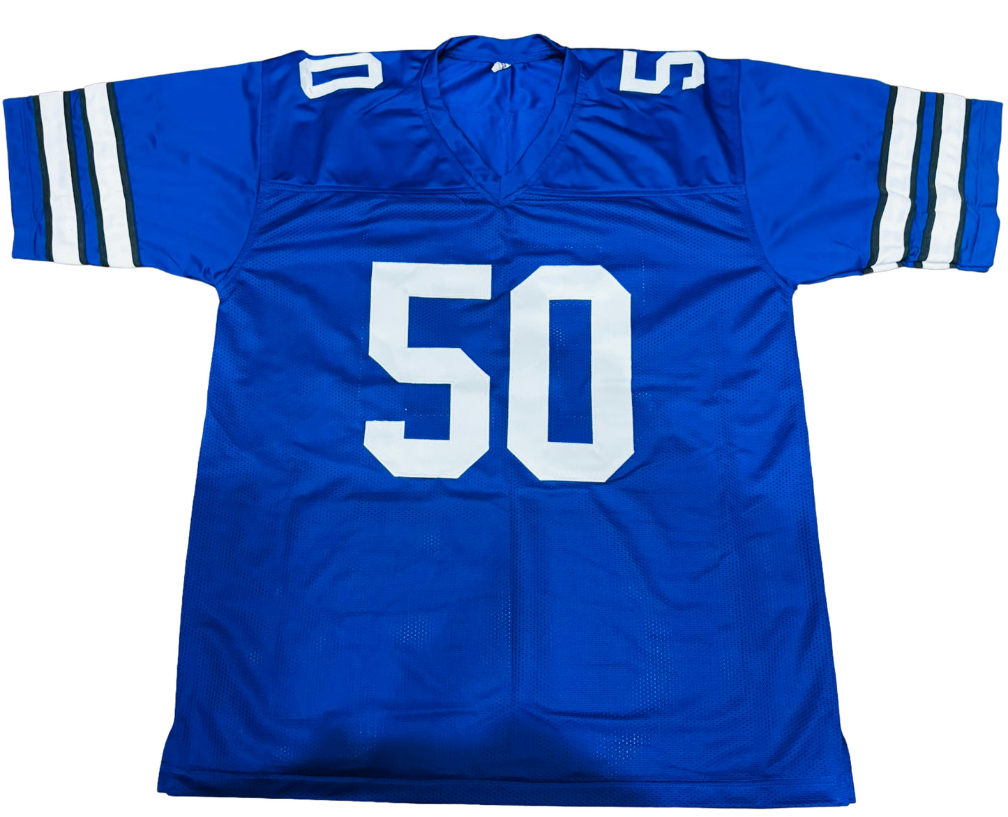 DD Lewis Signed Blue Jersey Dallas Cowboys NFL