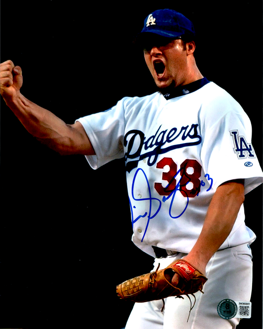Eric Gagne Signed 8x10 Photo MLB Los Angeles Dodgers Beckett