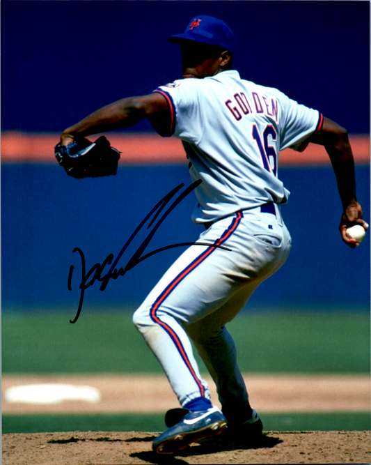 Doc Gooden Signed 8x10 Photo MLB New York Mets Dwight Vertical