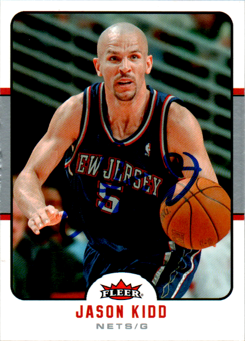 Jason Kidd Signed 2006-07 Card #120 New Jersey Nets Auto