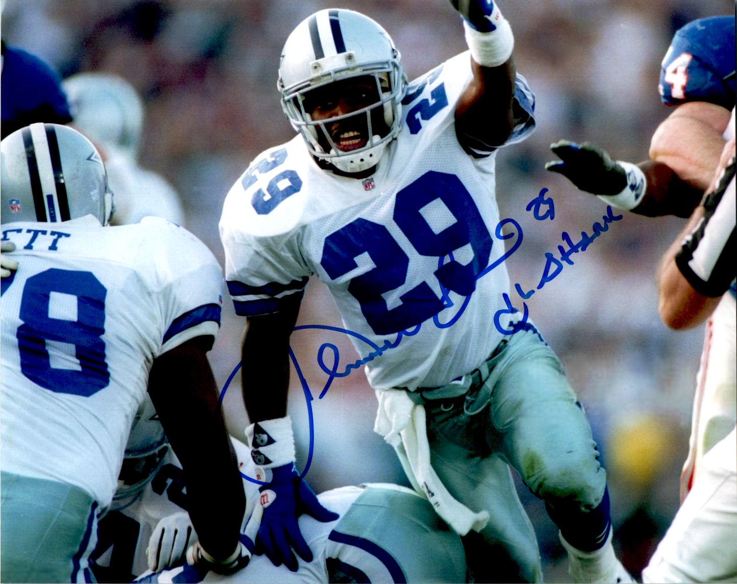 Kenny Gant Signed 8x10 Photo NFL Dallas Cowboys The Shark Horiz