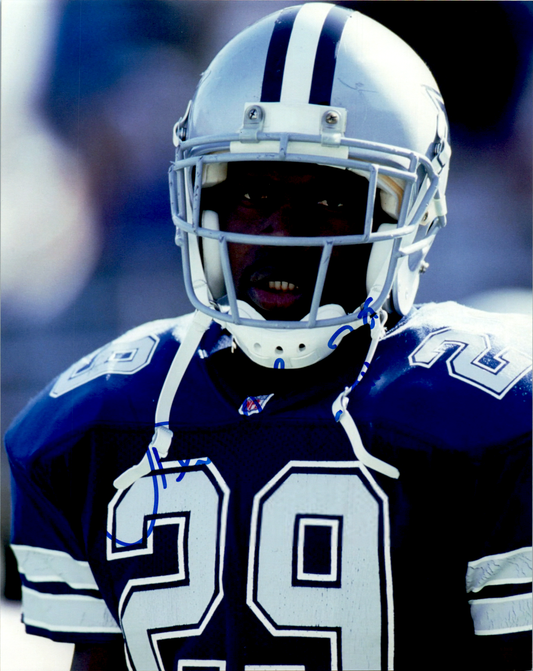 Kenny Gant Signed 8x10 Photo NFL Dallas Cowboys Navy Jersey Vert