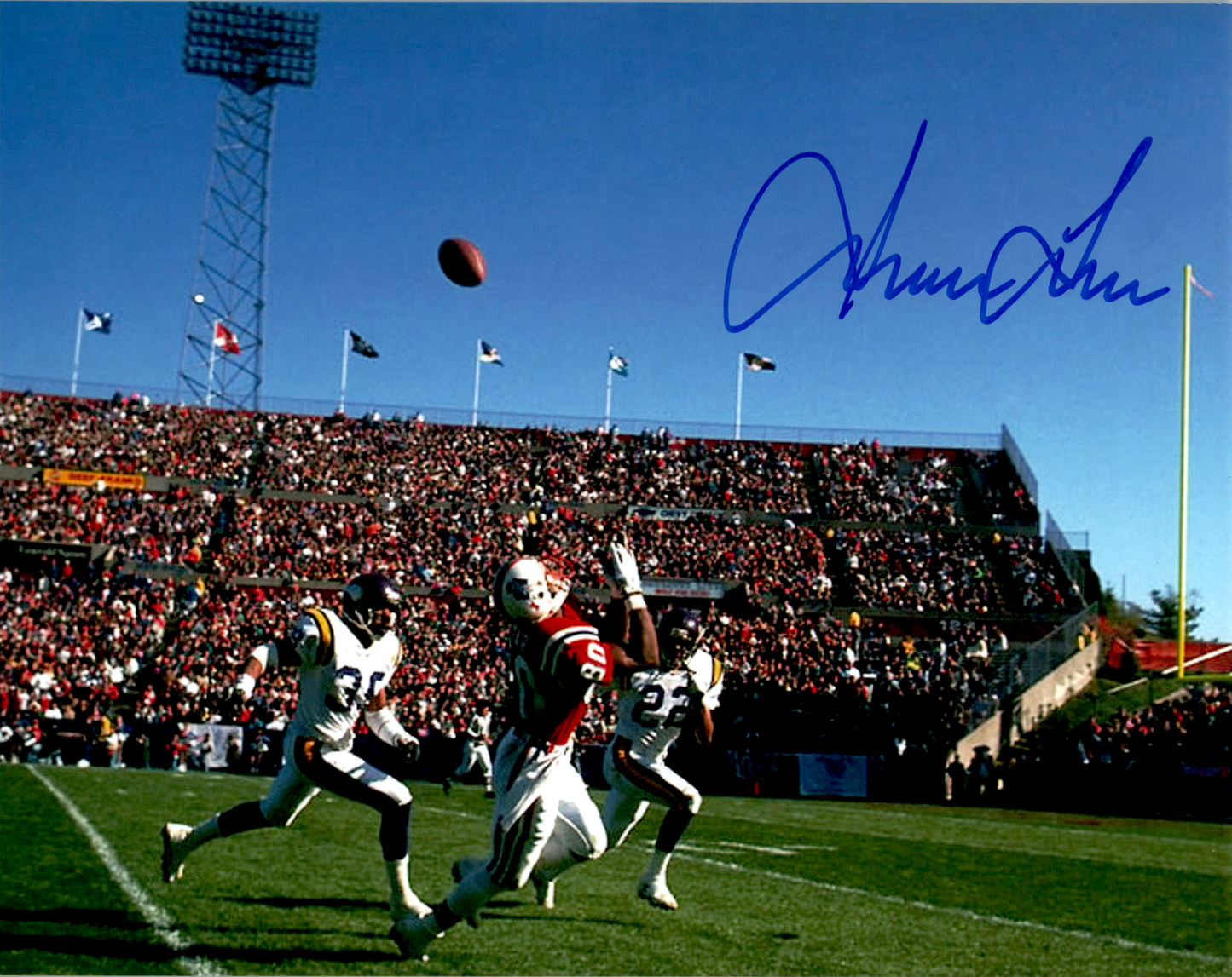 Irving Fryar Signed 8x10 Photo Auto COA New England Patriots NFL