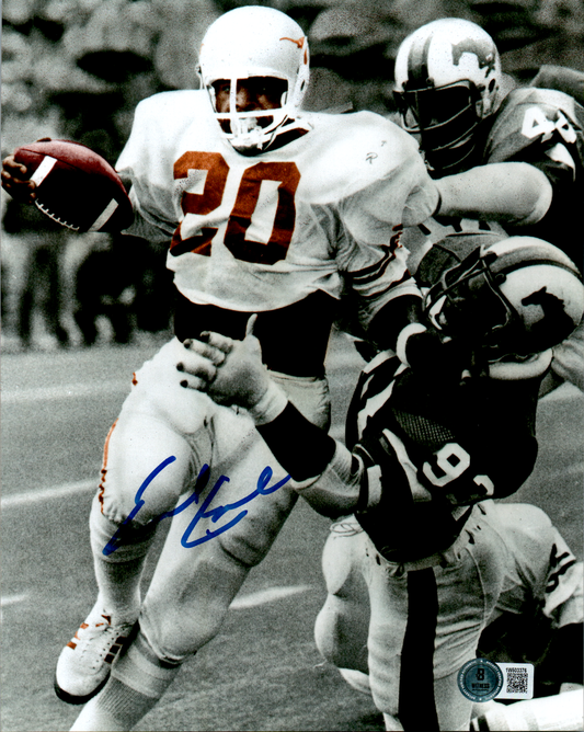 Earl Campbell Signed 8x10 Photo NFL Teas Longhorns Beckett