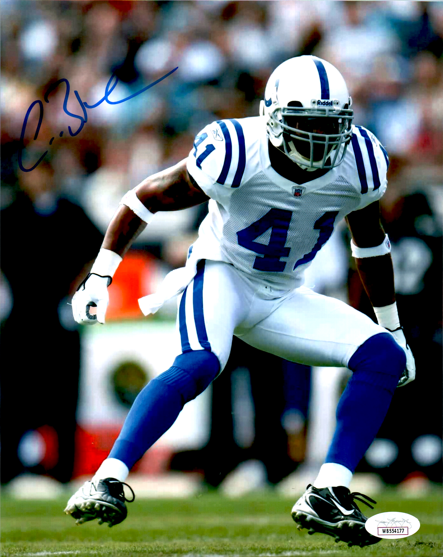 Antoine Bethea Signed 8x10 Photo - Indianapolis Colts JSA COA NFL Autographed