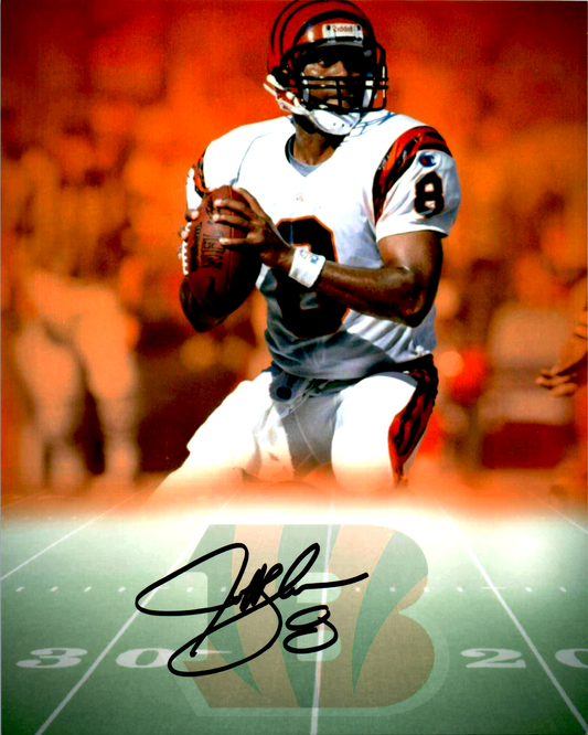 Jeff Blake Signed 8x10 Photo NFL Autograph COA Cincinnati Bengals