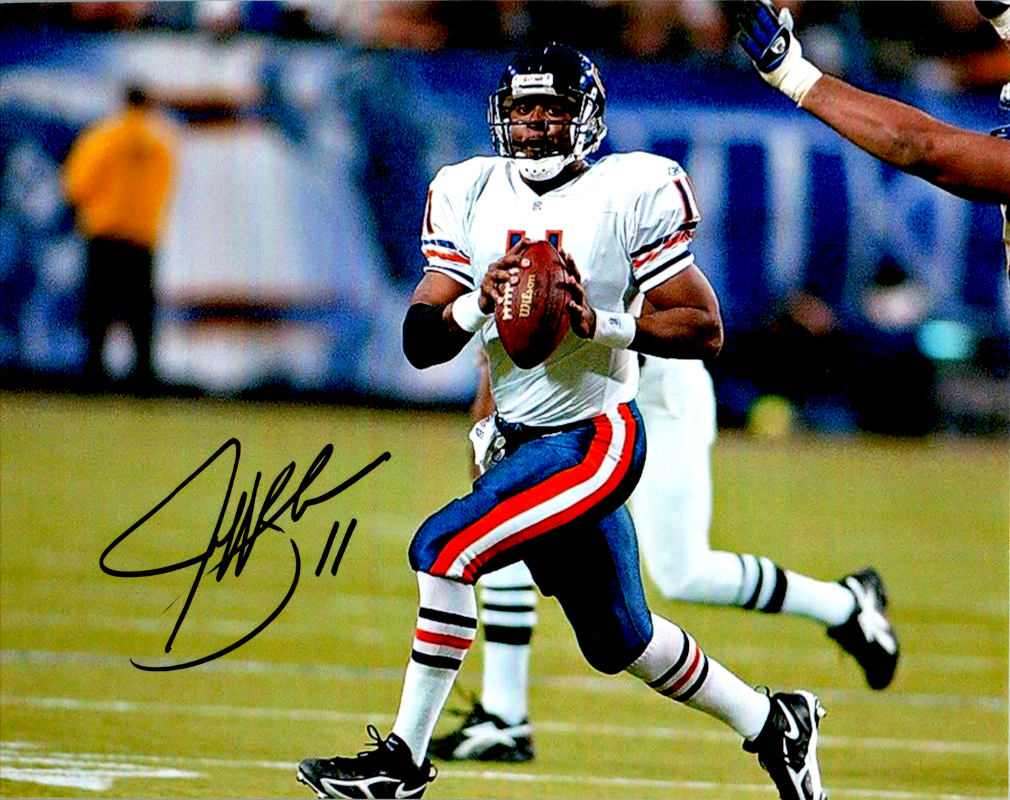 Jeff Blake Signed 8x10 Photo NFL Autograph COA Chicago Bears