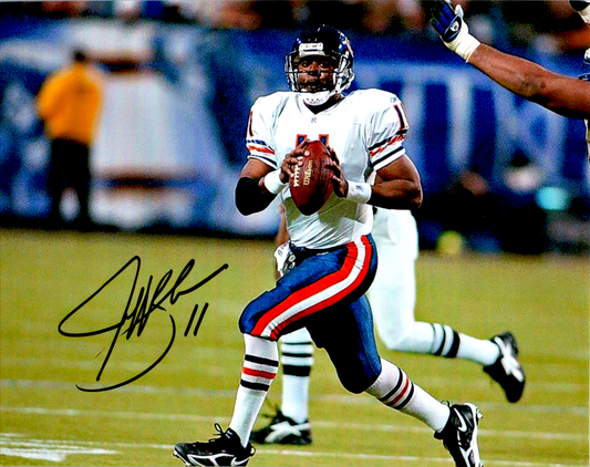 Jeff Blake Signed 8x10 Photo NFL Autograph COA Chicago Bears
