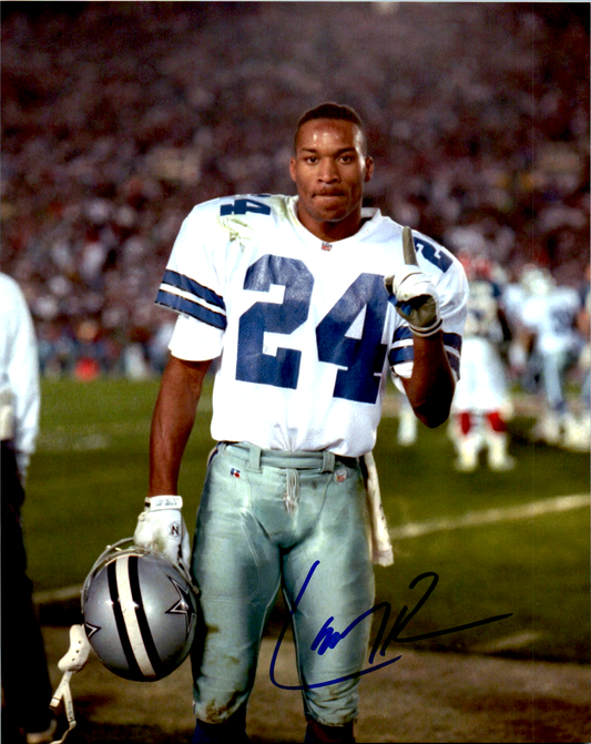 Larry Brown Signed 8x10 Photo NFL Dallas Cowboys Vert SB MVP