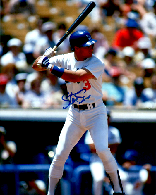 Steve Sax Signed 8x10 Photo MLB Los Angeles Dodgers Auto