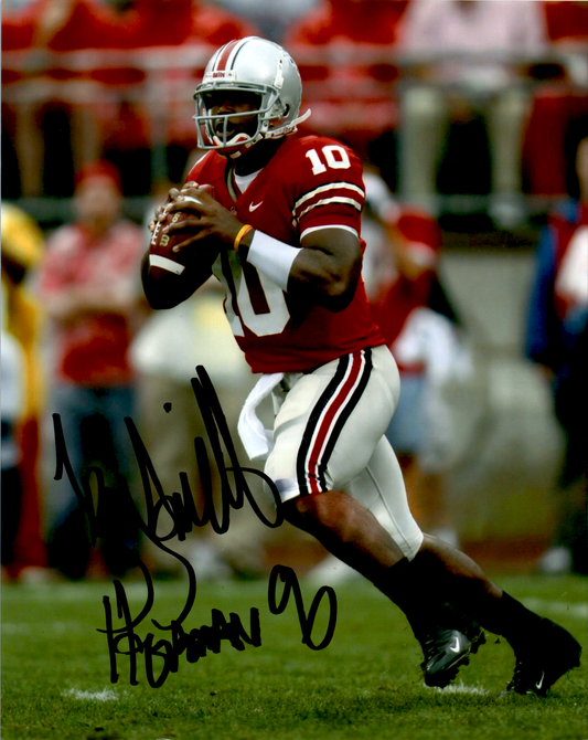 Troy Smith Signed 8x10 Photo NFL Ohio State Buckeyes COA