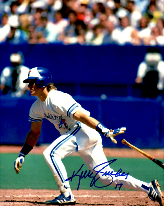 Kelly Gruber Signed 8x10 Photo MLB Auto Toronto Blue Jays Batting