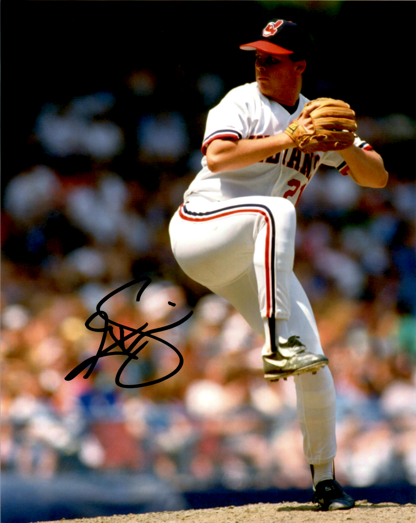 Greg Swindell Signed 8x10 Photo MLB Cleveland Indians Auto