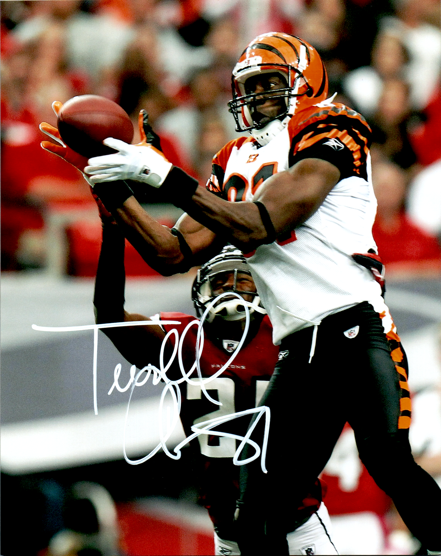 Terrell Owens Signed 8x10 Photo NFL Autograph COA Cincinnati Bengals
