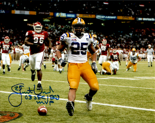 Justin Vincent Signed 8x10 Photo LSU Tigers Auto Horiz