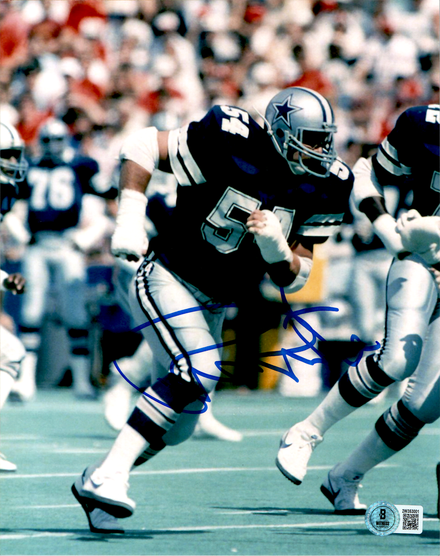 Randy White Signed 8x10 Photo Dallas Cowboys NFL HOF Beckett