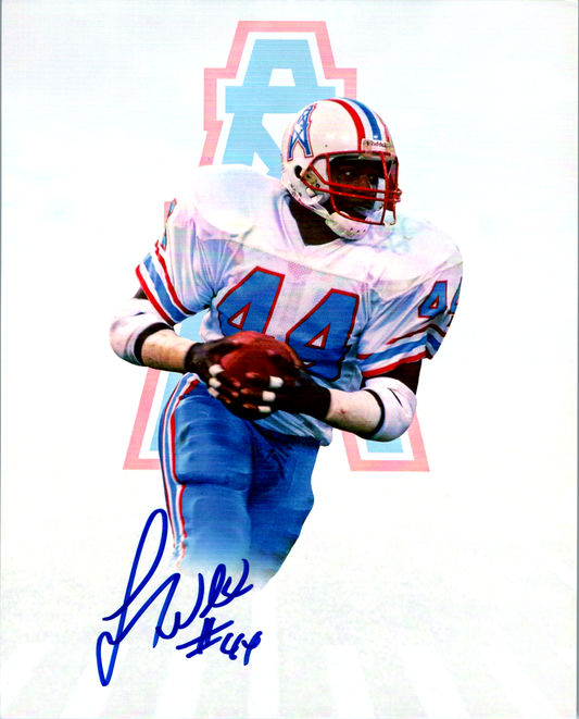 Lorenzo White Signed 8x10 Photo NFL Autograph COA Houston Oilers edit