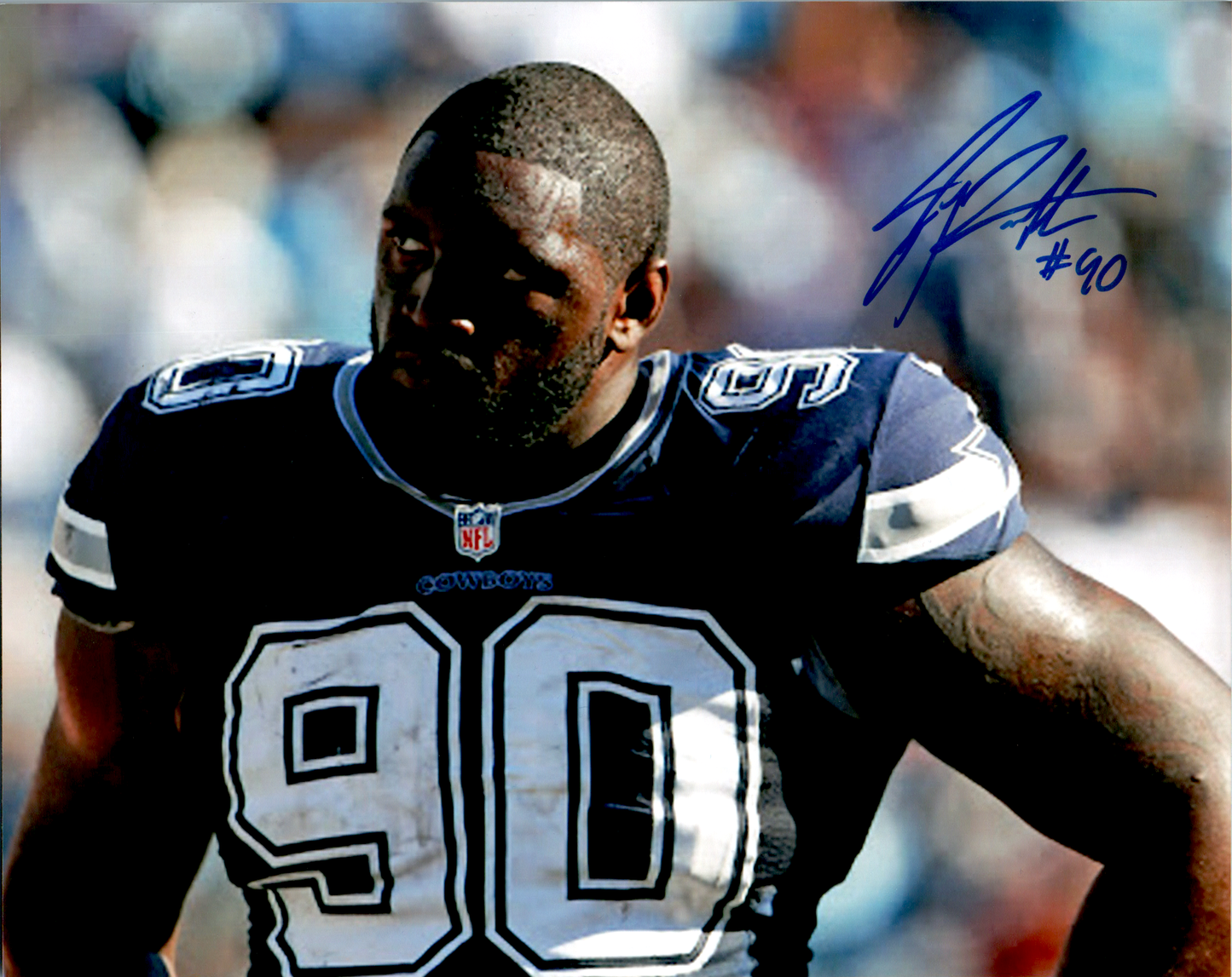 Jay Ratliff Signed 8x10 Photo Autograph COA Dallas Cowboys NFL Horiz