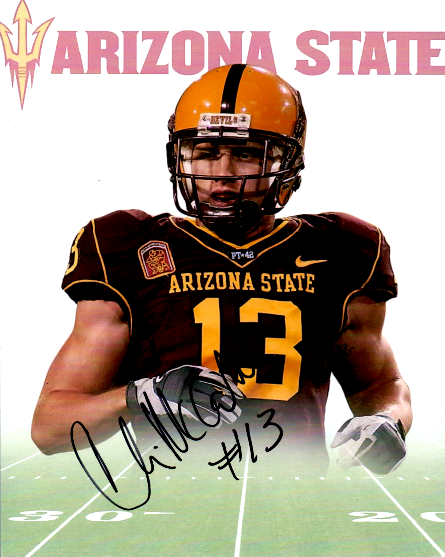 Chris McGaha Signed 8x10 Photo - Arizona State - NCAA