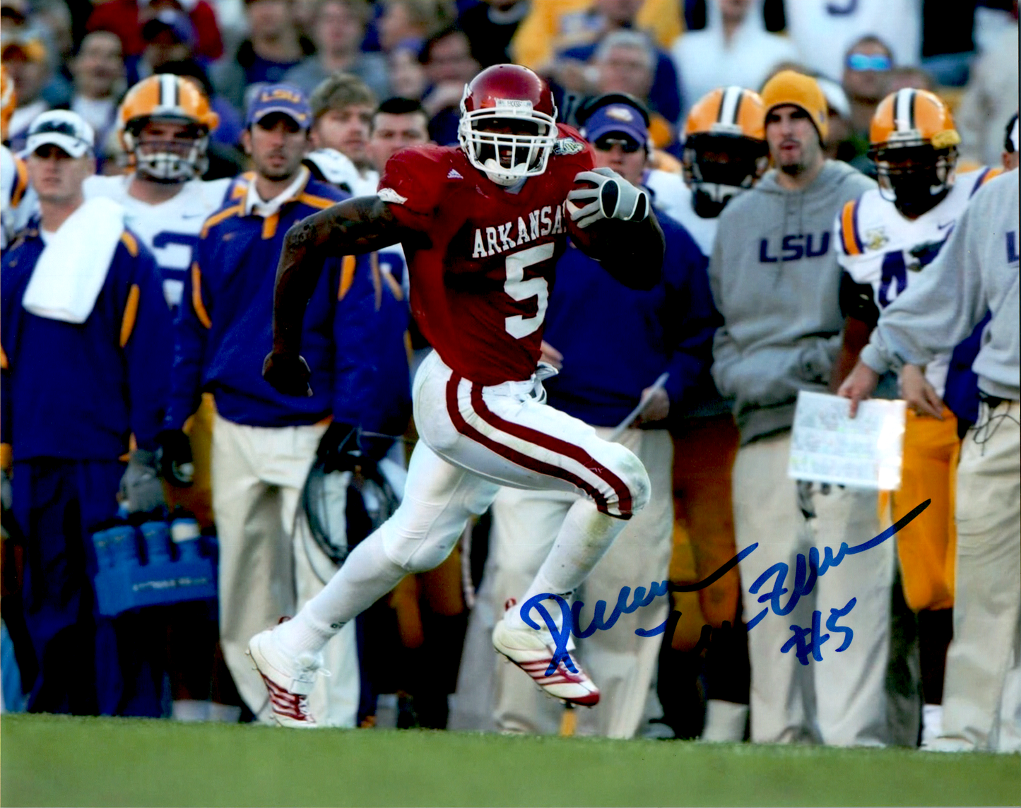 Darren McFadden Signed 8x10 Photo Autograph COA Arkansas Razorbacks