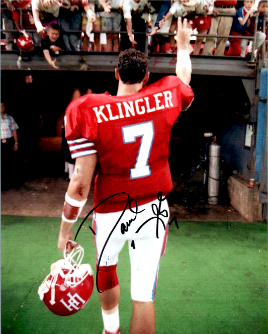 David Klingler Signed 8x10 Photo - Houston Oilers NCAA
