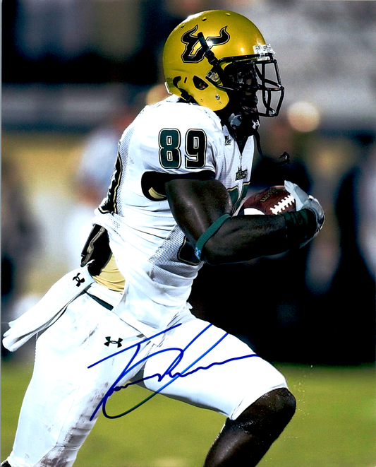Taurus Johnson Signed 8x10 Photo - South Florida Bulls - NCAA