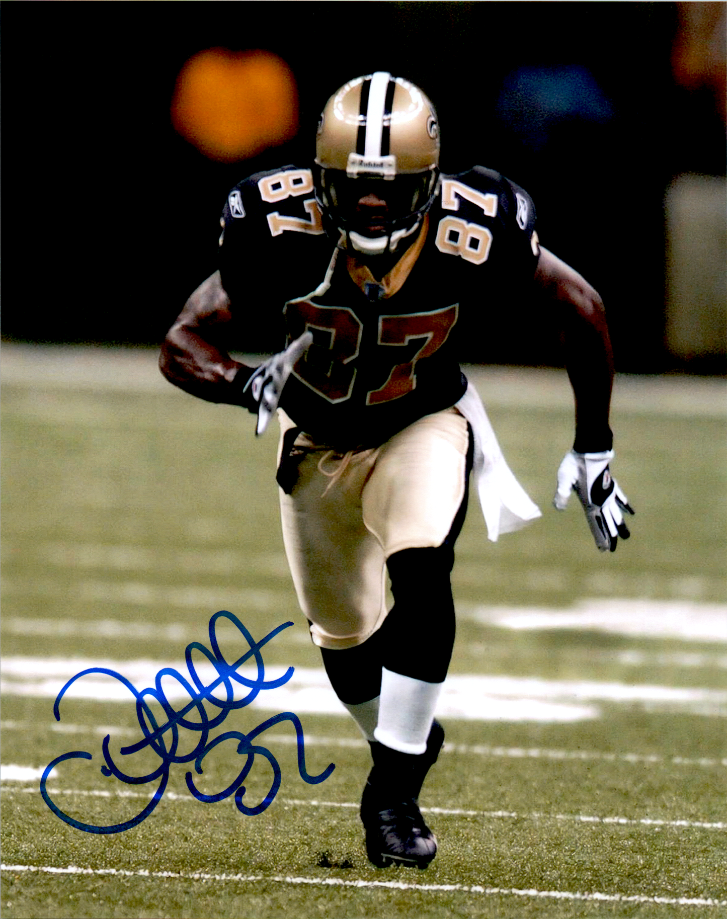 Joe Horn Signed 8x10 Photo NFL Autograph New Orleans Saints run