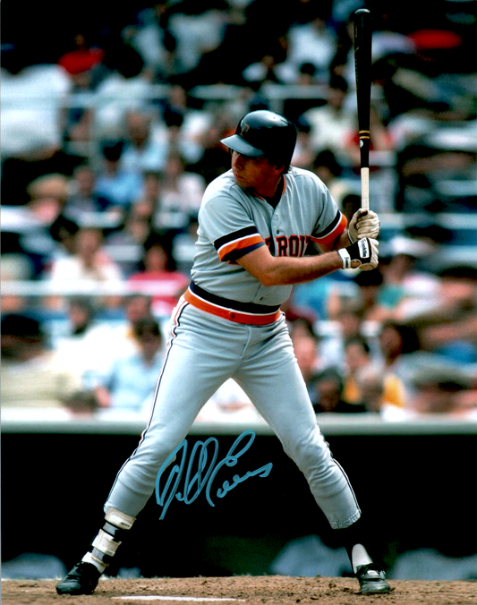 Darrell Evans Signed 8x10 Photo MLB Detroit Tigers Autographed Batting