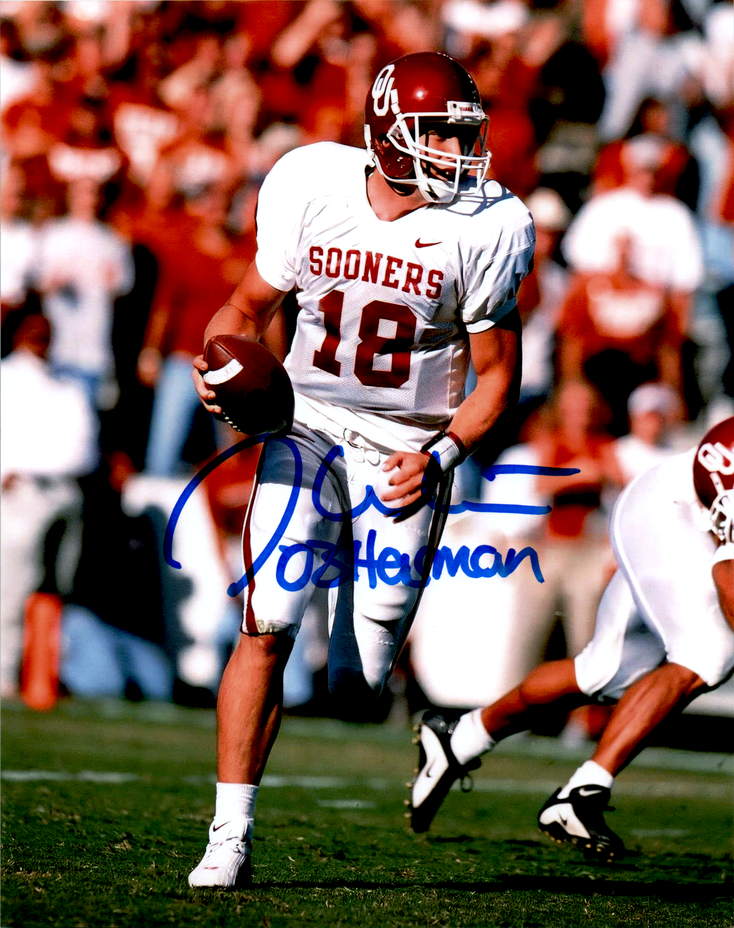 Jason White Signed 8x10 Photo Autograph Oklahoma Sooners Heisman