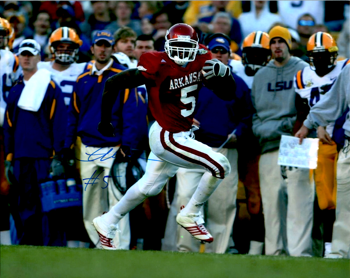 Darren McFadden Signed 8x10 Photo Autograph Heisman Arkansas Razorbacks