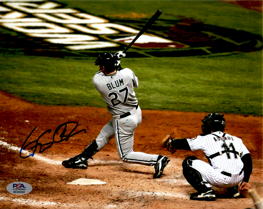 Geoff Blum Signed 8x10 Photo MLB Chicago White Sox 2005 WS Autograph