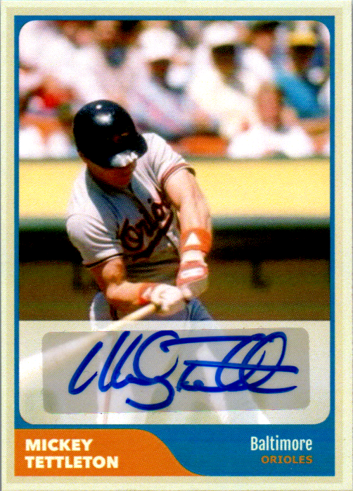 Mickey Tettleton Signed Custom Trading Card Baltimore Orioles Baseball Auto