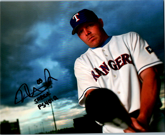 Kevin Mench Signed 8x10 Photo MLB Auto Texas Rangers b