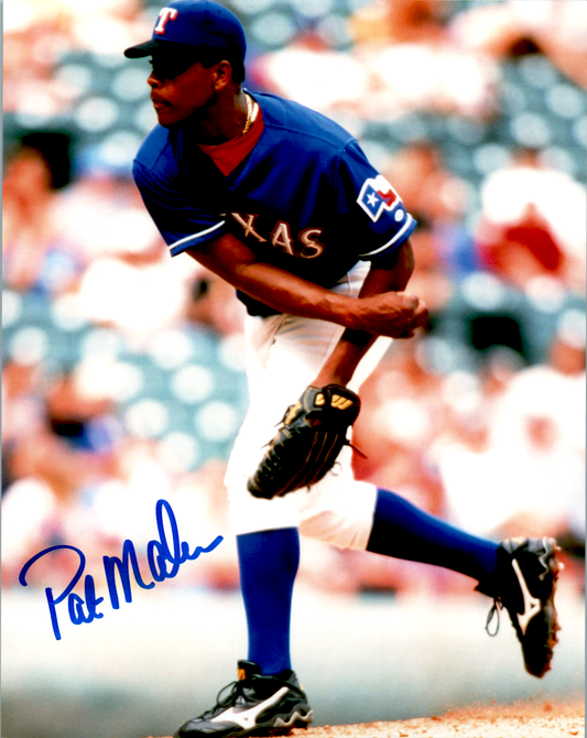 Pat Mahomes Signed 8x10 Photo MLB Autographed Texas Rangers