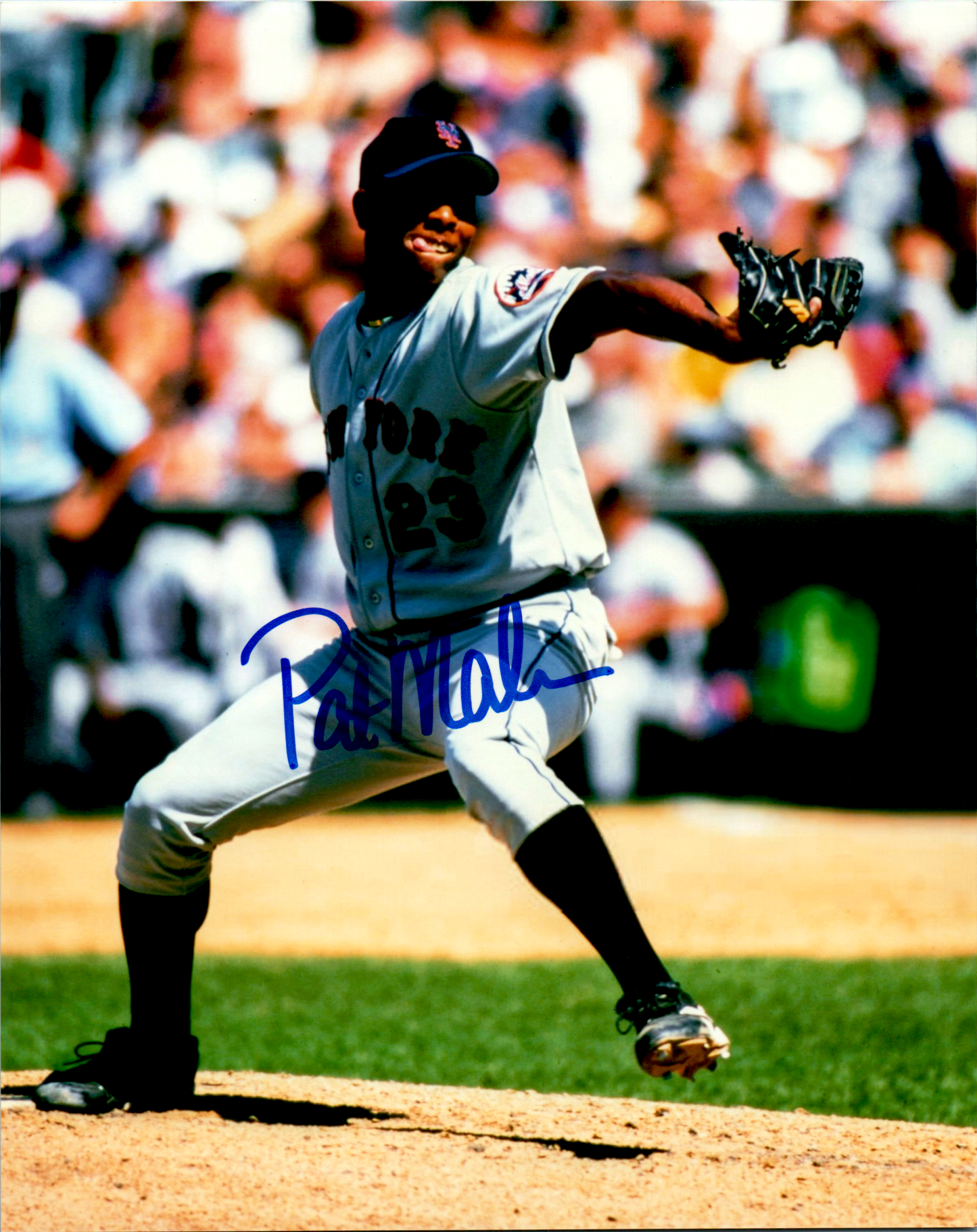 Pat Mahomes Signed 8x10 Photo MLB Autographed New York Mets
