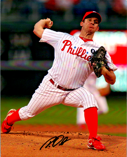 Roy Oswalt Signed 8x10 Photo MLB Philadelphia Phillies Auto b