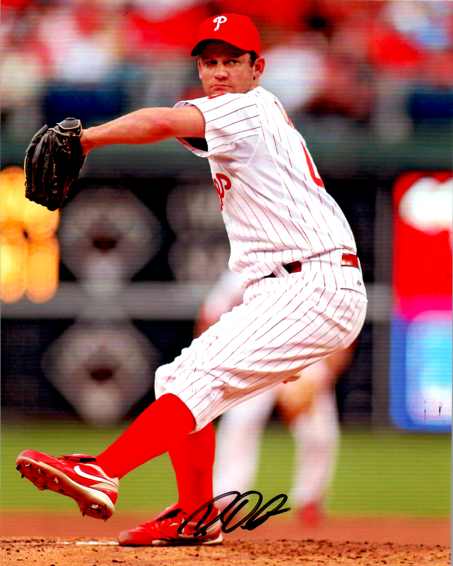 Roy Oswalt Signed 8x10 Photo MLB Philadelphia Phillies Auto c