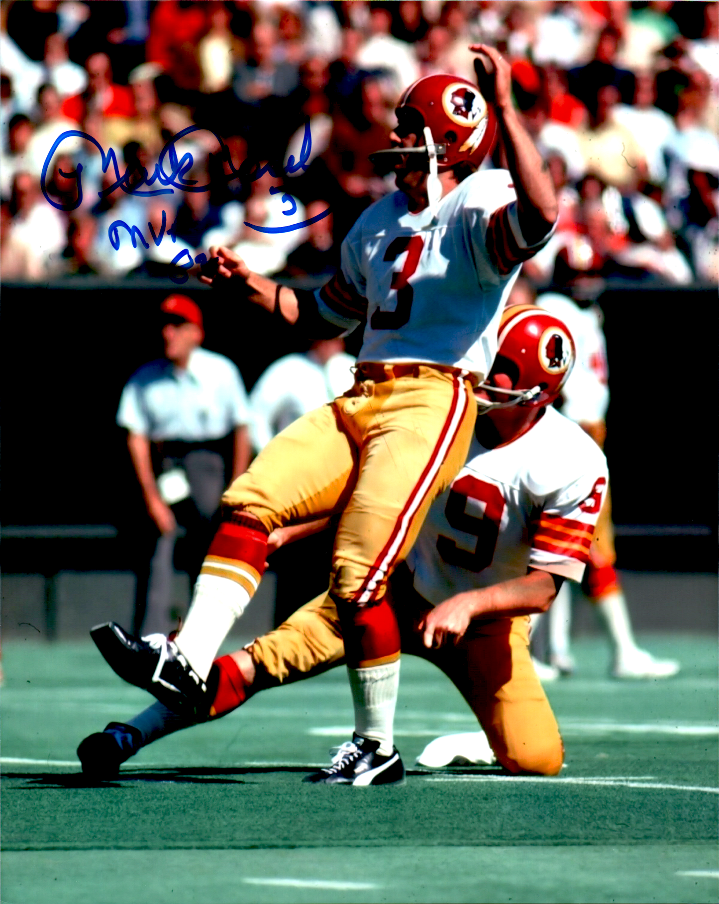 Mark Moseley Signed 8x10 Photo Washington Redskins NFL Super Bowl MVP