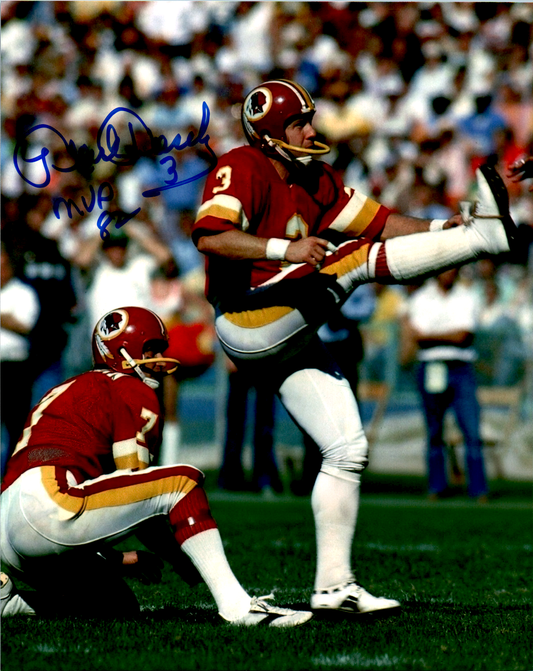 Mark Moseley Signed 8x10 Photo Washington Redskins NFL Super Bowl MVP 2