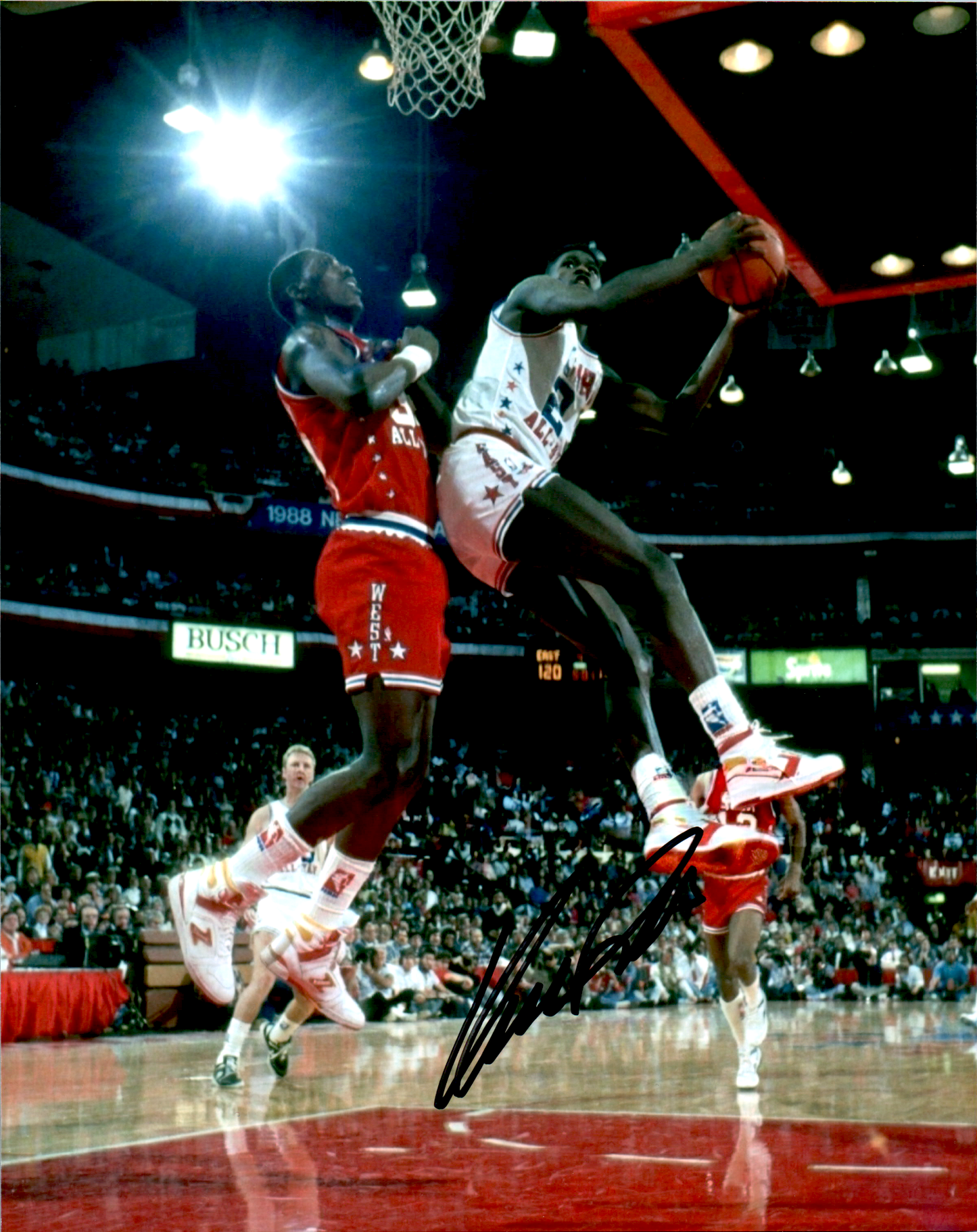 Dominique Wilkins Signed 8x10 Photo NBA Hawks All-Star Game