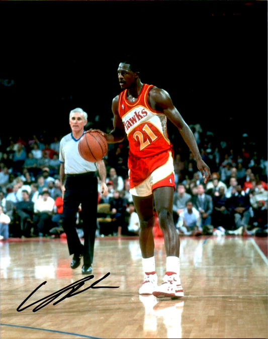 Dominique Wilkins Signed 8x10 Photo NBA Hawks All-Star HOF