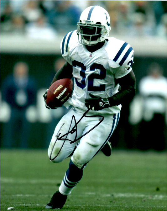 Edgerrin James Signed 8x10 Photo - Indianapolis Colts NFL HOF