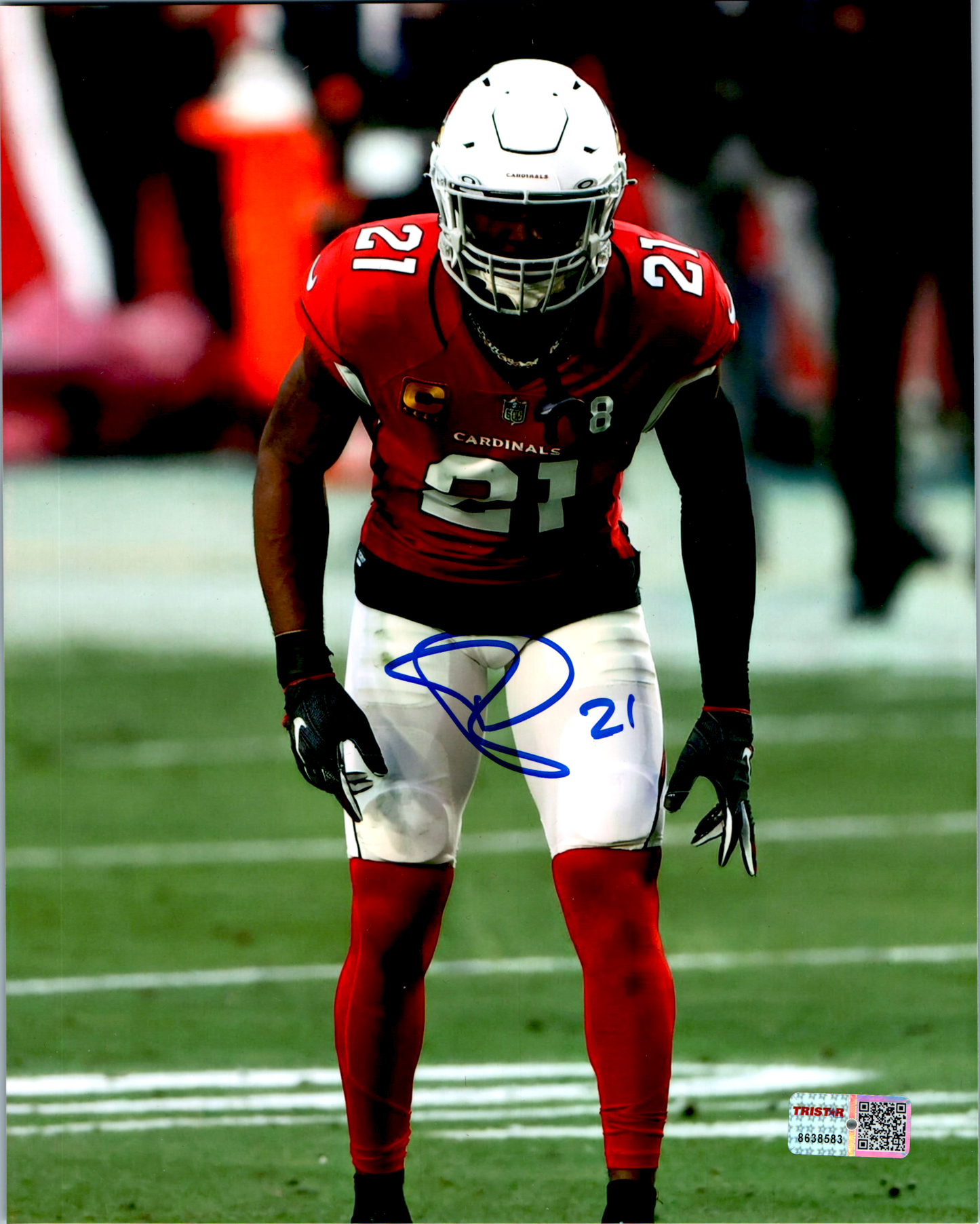 Patrick Peterson Signed 8x10 Photo Cardinals NFL Autograph