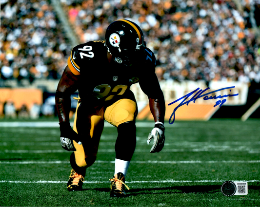 James Harrison Signed 8x10 Photo NFL Steelers Action