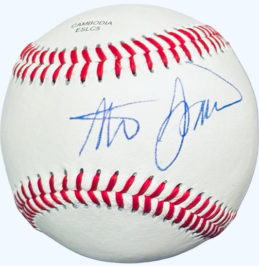 Steve Spurrier Signed Rawlings Official League Baseball Football NCAA NFL MLB