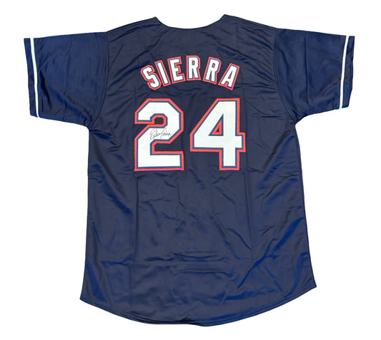 Ruben Sierra Signed Jersey - Texas Rangers Autographed