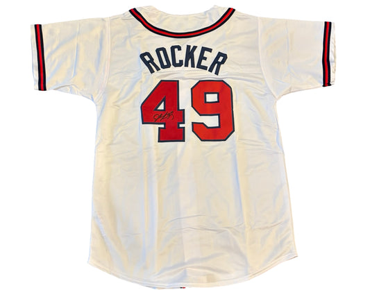 John Rocker Signed White Jersey - Autographed Atlanta Braves