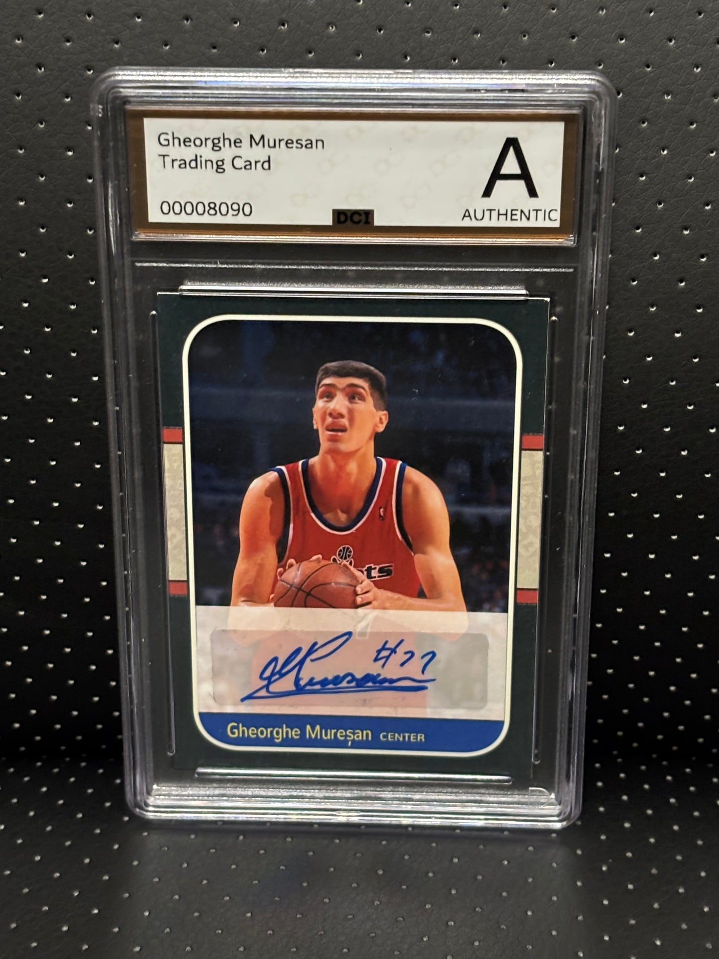 George Muresan Signed Custom Slabbed Trading Card Auto DCI Authentic Graded