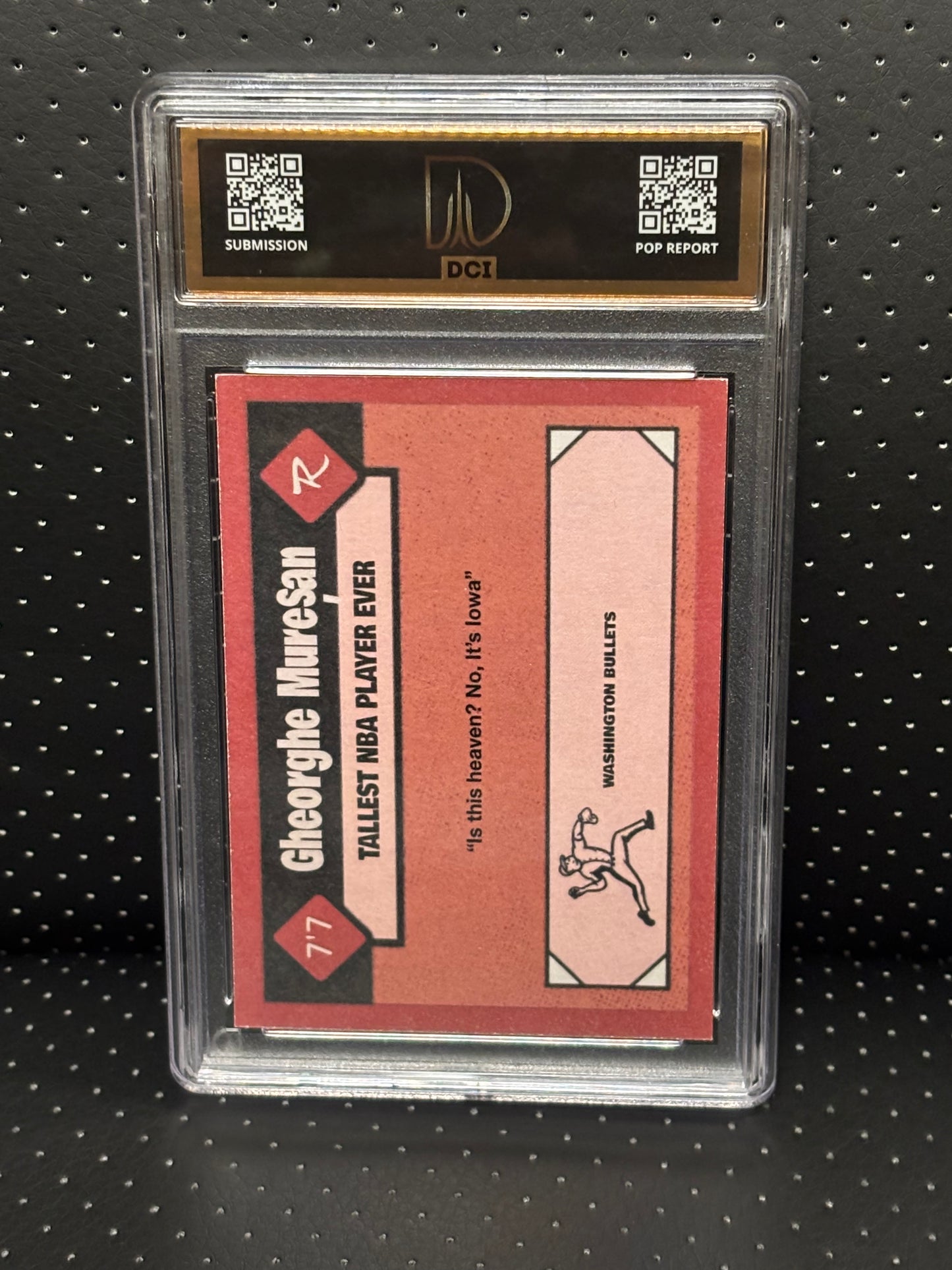 George Muresan Signed Custom Slabbed Trading Card Auto DCI Authentic Graded