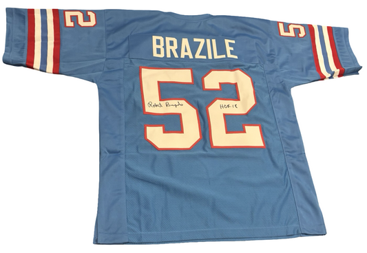 Robert Brazile Signed Jersey - Houston Oilers NFL HOF